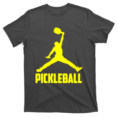 Yellow Pickleball Sports Logo T-Shirt