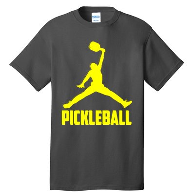 Yellow Pickleball Sports Logo Tall T-Shirt