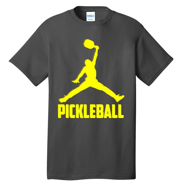 Yellow Pickleball Sports Logo Tall T-Shirt