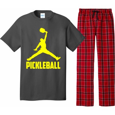 Yellow Pickleball Sports Logo Pajama Set