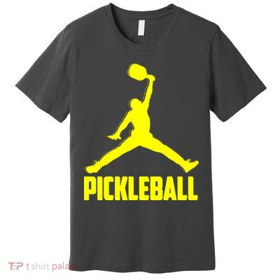 Yellow Pickleball Sports Logo Premium T-Shirt