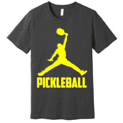 Yellow Pickleball Sports Logo Premium T-Shirt