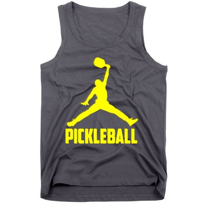 Yellow Pickleball Sports Logo Tank Top