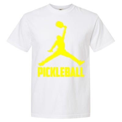 Yellow Pickleball Sports Logo Garment-Dyed Heavyweight T-Shirt