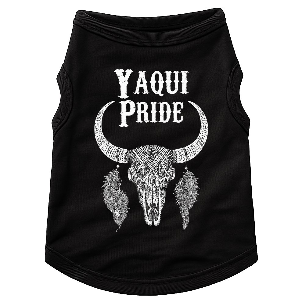 Yaqui Pride Tribe Native American Indian Buffalo Yoeme Uto Doggie Tank