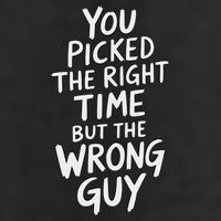 You Picked The Right Time But Wrong Guy Trending Saying 7 Panel Mesh Trucker Snapback Hat