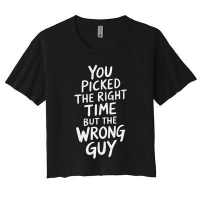 You Picked The Right Time But Wrong Guy Trending Saying Crop Top