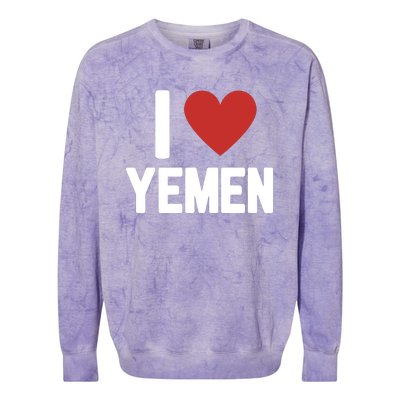 Yemen Pride Yemeni Colorblast Crewneck Sweatshirt