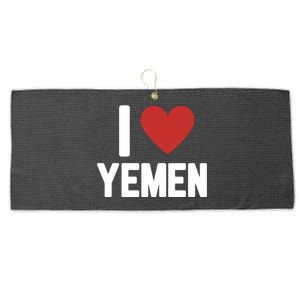 Yemen Pride Yemeni Large Microfiber Waffle Golf Towel