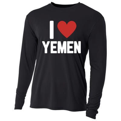 Yemen Pride Yemeni Cooling Performance Long Sleeve Crew