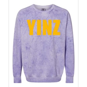 Yinz Pittsburghese Colorblast Crewneck Sweatshirt