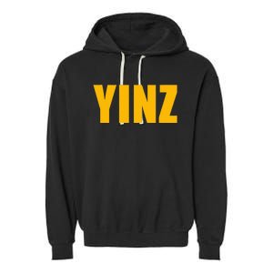 Yinz Pittsburghese Garment-Dyed Fleece Hoodie