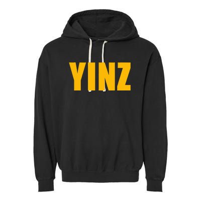 Yinz Pittsburghese Garment-Dyed Fleece Hoodie