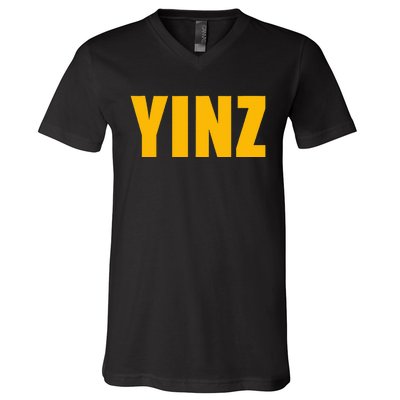 Yinz Pittsburghese V-Neck T-Shirt