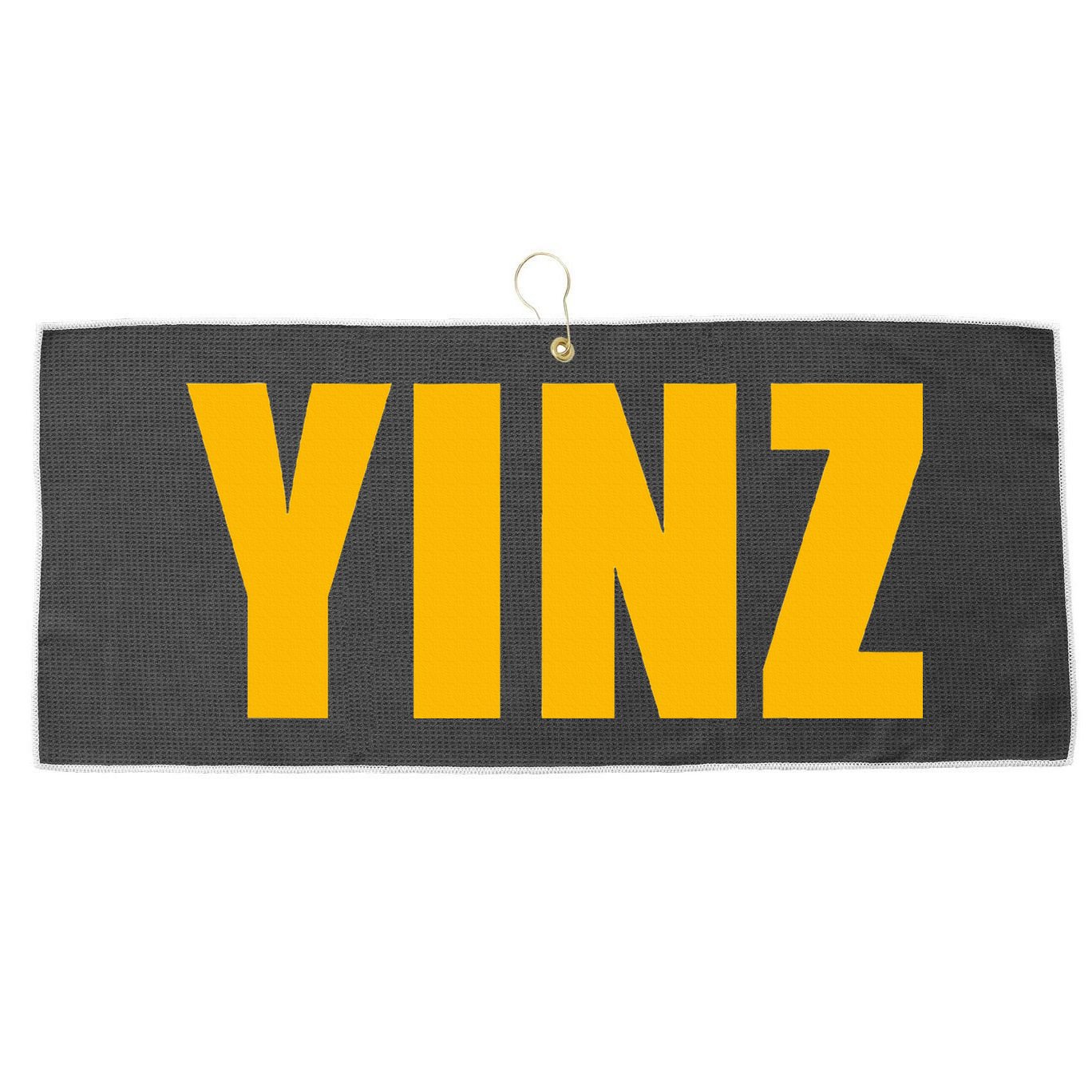 Yinz Pittsburghese Large Microfiber Waffle Golf Towel