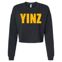 Yinz Pittsburghese Cropped Pullover Crew
