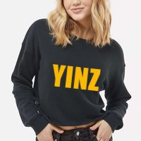 Yinz Pittsburghese Cropped Pullover Crew