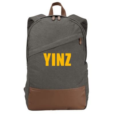 Yinz Pittsburghese Cotton Canvas Backpack