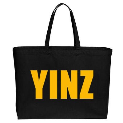 Yinz Pittsburghese Cotton Canvas Jumbo Tote