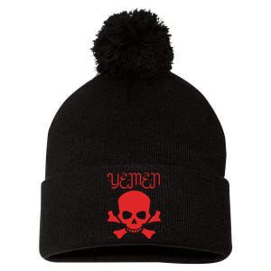 Yemen Pride Yemeni Pom Pom 12in Knit Beanie