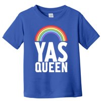 Yas Queen Funny Lgbt Drag Queen Gift Toddler T-Shirt