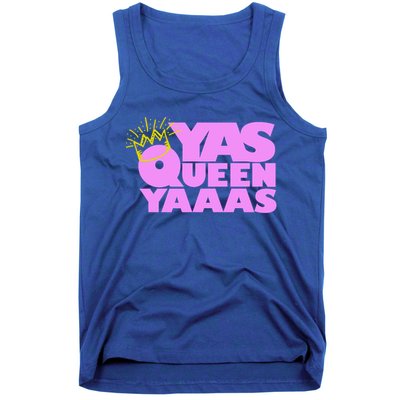 Yas Queen Gift With Crown Hip Lgbtq Gift Tank Top