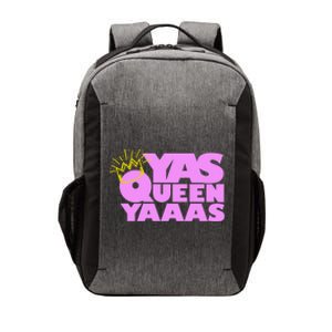 Yas Queen Gift With Crown Hip Lgbtq Gift Vector Backpack