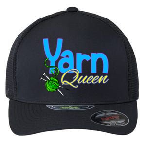 Yarn Queen Knitting Sewing Crocheting Lovers Grandma Mom Gift Flexfit Unipanel Trucker Cap