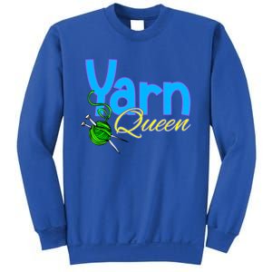 Yarn Queen Knitting Sewing Crocheting Lovers Grandma Mom Gift Sweatshirt