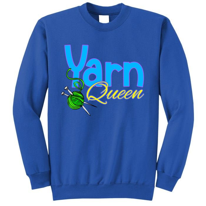 Yarn Queen Knitting Sewing Crocheting Lovers Grandma Mom Gift Sweatshirt