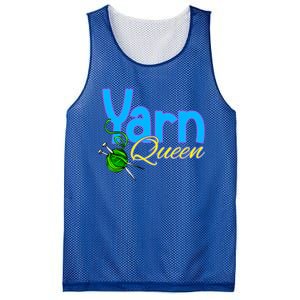 Yarn Queen Knitting Sewing Crocheting Lovers Grandma Mom Gift Mesh Reversible Basketball Jersey Tank