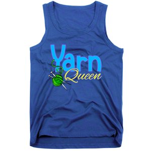 Yarn Queen Knitting Sewing Crocheting Lovers Grandma Mom Gift Tank Top