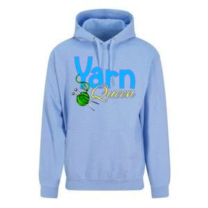 Yarn Queen Knitting Sewing Crocheting Lovers Grandma Mom Gift Unisex Surf Hoodie