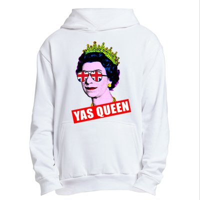 Yas Queen RIP Queen Elizabeth II Rest In Peace 1926 2022 Royal Family UK Flag Urban Pullover Hoodie