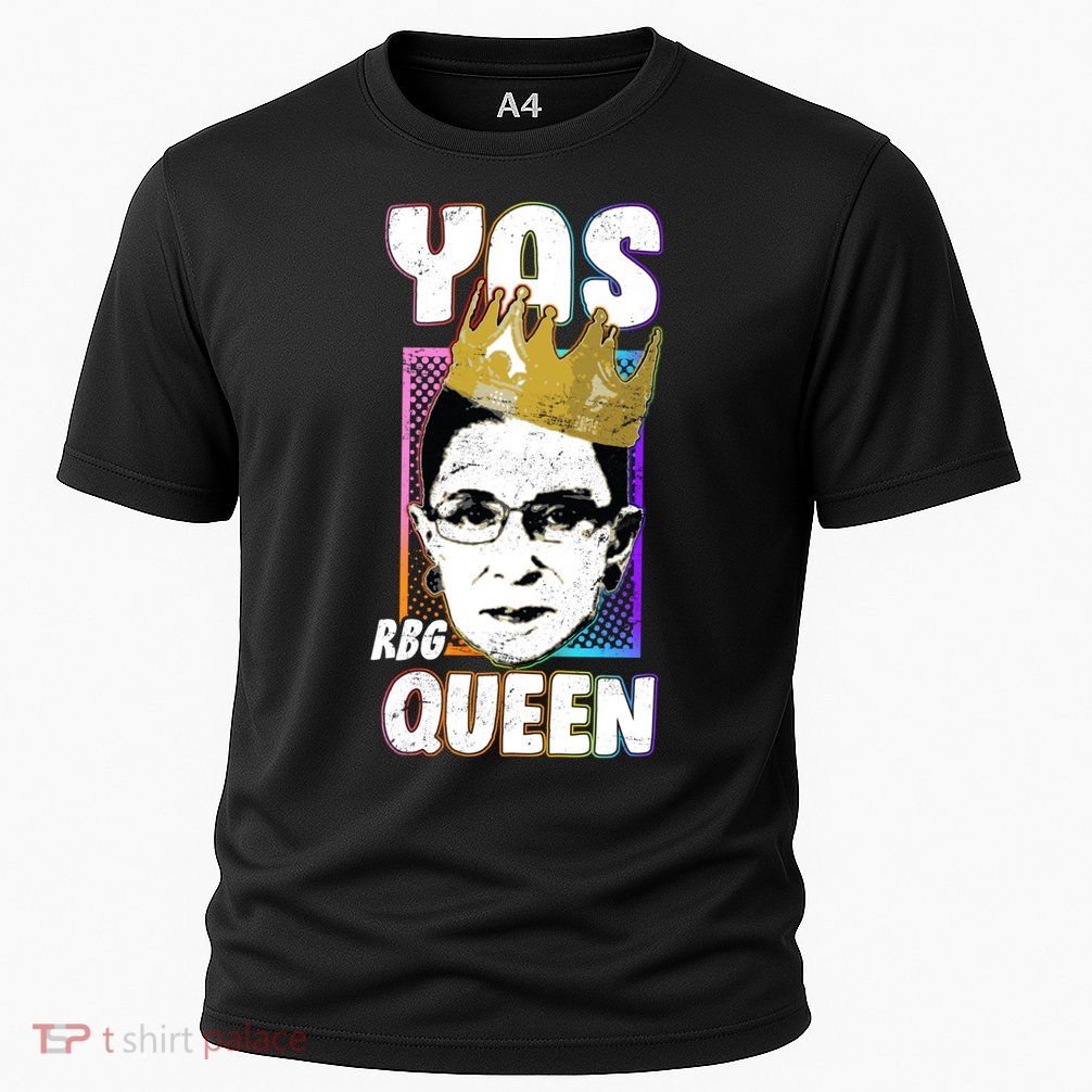 Yas Queen Rbg Ruth Bader Ginsberg Cooling Performance Crew T-Shirt