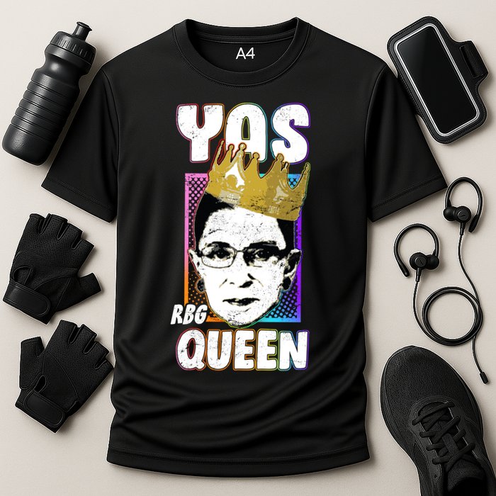 Yas Queen Rbg Ruth Bader Ginsberg Performance Shirt