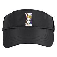 Yas Queen Rbg Ruth Bader Ginsberg Adult Drive Performance Visor