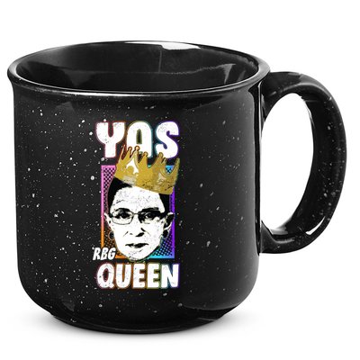 Yas Queen Rbg Ruth Bader Ginsberg 15oz Campfire Ceramic Mug