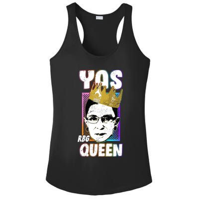 Yas Queen Rbg Ruth Bader Ginsberg Ladies PosiCharge Competitor Racerback Tank