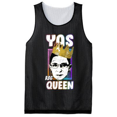 Yas Queen Rbg Ruth Bader Ginsberg Mesh Reversible Basketball Jersey Tank