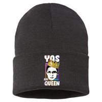 Yas Queen Rbg Ruth Bader Ginsberg Sustainable Knit Beanie