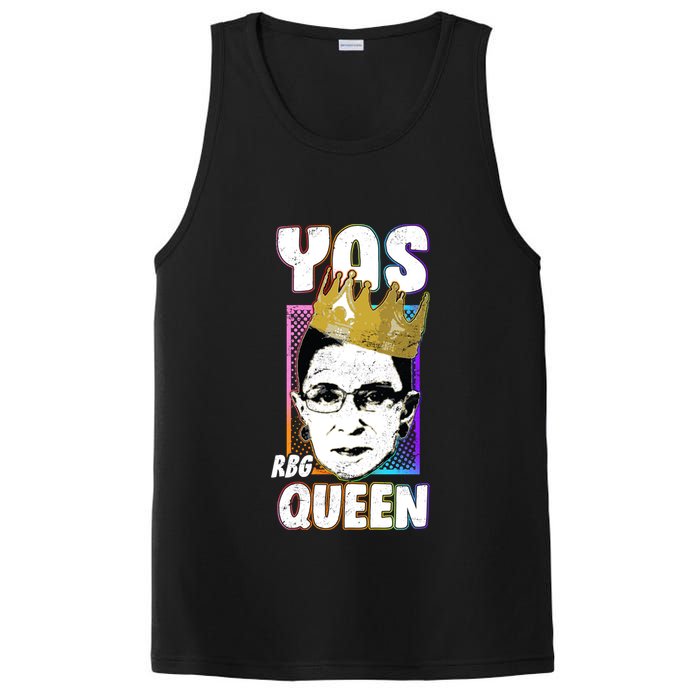 Yas Queen Rbg Ruth Bader Ginsberg PosiCharge Competitor Tank