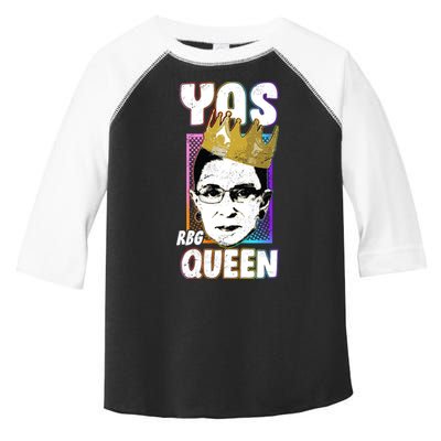 Yas Queen Rbg Ruth Bader Ginsberg Toddler Fine Jersey T-Shirt