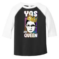 Yas Queen Rbg Ruth Bader Ginsberg Toddler Fine Jersey T-Shirt
