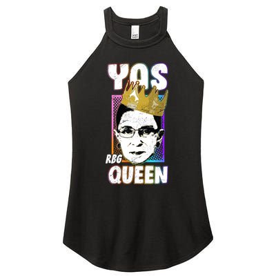 Yas Queen Rbg Ruth Bader Ginsberg Women's Perfect Tri Rocker Tank