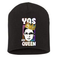 Yas Queen Rbg Ruth Bader Ginsberg Short Acrylic Beanie