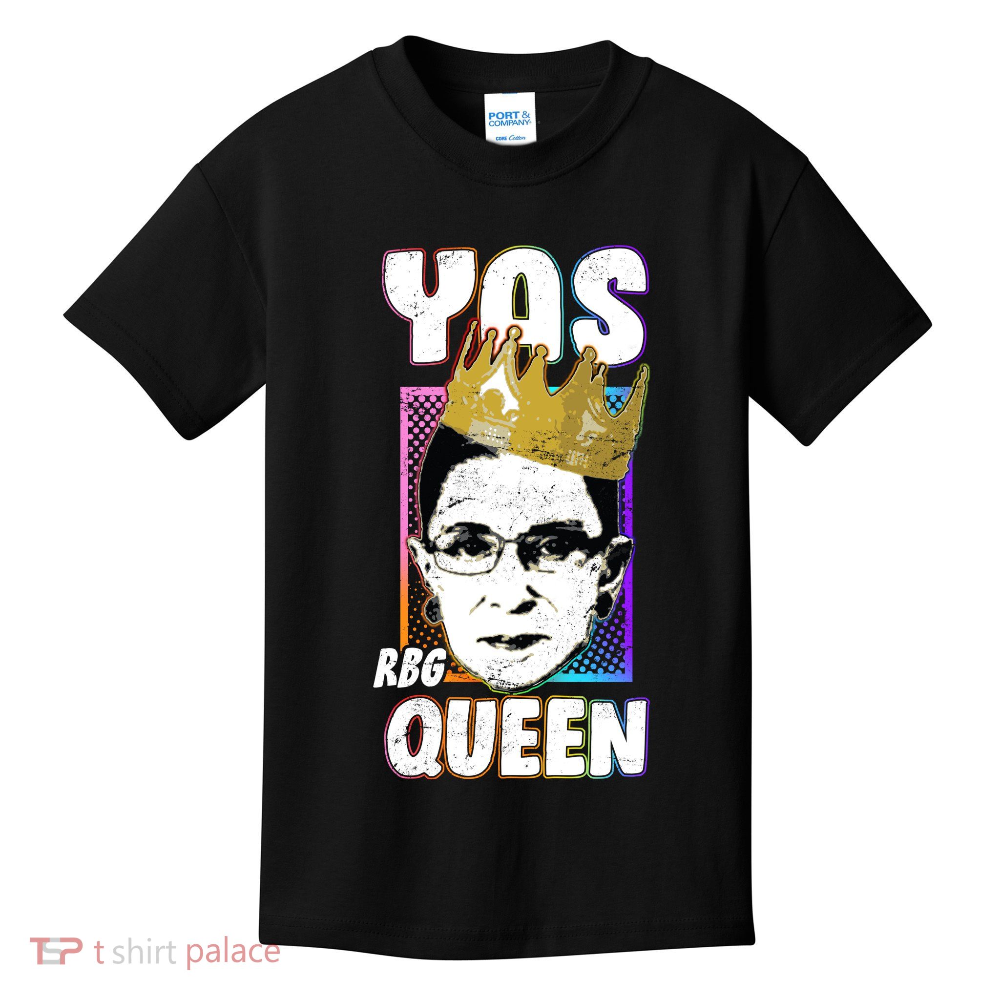 Yas Queen Rbg Ruth Bader Ginsberg Kids T-Shirt