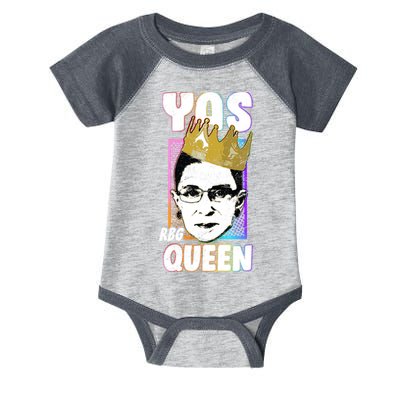 Yas Queen Rbg Ruth Bader Ginsberg Infant Baby Jersey Bodysuit