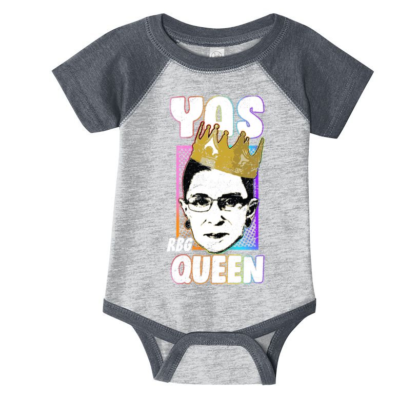 Yas Queen Rbg Ruth Bader Ginsberg Infant Baby Jersey Bodysuit