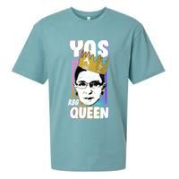 Yas Queen Rbg Ruth Bader Ginsberg Sueded Cloud Jersey T-Shirt